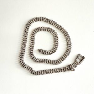 Vintage 80s  Rhinestone Belt